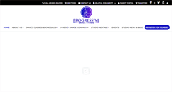 Desktop Screenshot of progressivedancestudio.com